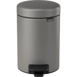 Κάδος Πεντάλ Brabantia NewIcon 3 L - Mineral Concrete Grey