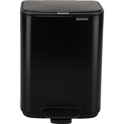 Brabantia BO Treteimer Κάδος Απορριμμάτων Πεντάλ 4 lt Ματ Μαύρο