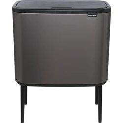 Κάδος Απορριμμάτων Brabantia Bo Touch Bin Platinum 11+23 L