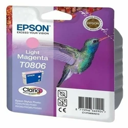 Αυθεντικό Μελάνι Epson T0806 Ανοιχτό Ματζέντα
