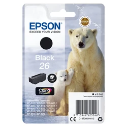 Αυθεντικό Μελάνι Epson C13T26014012 Μαύρο