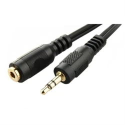 Καλώδιο Προέκτασης Jack 3.5 mm GEMBIRD CCA-421S Μαύρο (5 m)