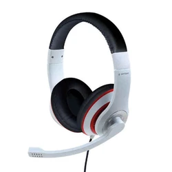 Gaming Headset Gembird MHS-03-WTRDBK Λευκό