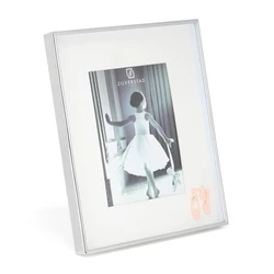 Κορνίζα πορτρέτου & μίνι Zilverstad Ballerina μεταλλική 10x15 με passepartout
