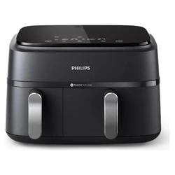 Philips Airfryer Dual Series 3000 NA351/00 - Φριτέζα αέρος 9L - Μαύρο/Ασημί