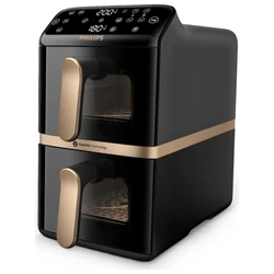 Philips Dual Stack Air Fryer 10L (2x5L) Black NA462/70