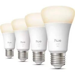 Philips Hue White A60 E27 - Πακέτο 4 τεμαχίων (810 lm)