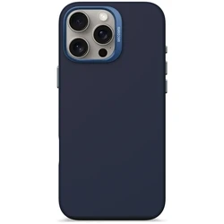 Decoded Αντιμικροβιακή Σιλικόνης Θήκη Πλάτης για iPhone 16 Pro Max - Navy