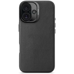 Decoded Δερμάτινη Θήκη Backcover για iPhone 16 - Μαύρο (Συμβατή με MagSafe)