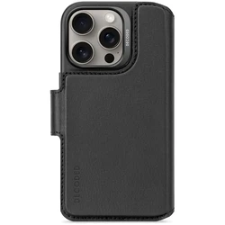 Decoded Αποσπώμενο Δερμάτινο Πορτοφόλι Θήκη για iPhone 16 Pro - Μαύρο