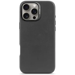 Decoded Δερμάτινη Θήκη Backcover για iPhone 16 Pro Max - Μαύρο