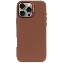 Decoded Δερμάτινη Θήκη Backcover για iPhone 16 Pro Max - Tan