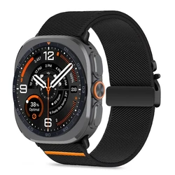 Tech-Protect Nylon Clasp Samsung Galaxy Watch Ultra 1 / 2 2024-2026 47 mm Black