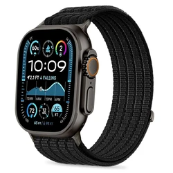 Tech-Protect Nylon Sport Apple Watch 8 / 9 / 10 / 11 / SE / Ultra 44/45/46/49mm Black
