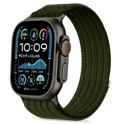 Tech-Protect Nylon Sport Apple Watch 8 / 9 / 10 / 11 / SE / Ultra 44/45/46/49mm Military Green