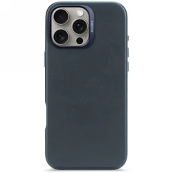 Decoded Leather Backcover Apple iPhone 16 Pro Max MagSafe (navy)