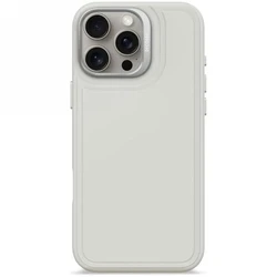 Decoded AntiMicrobial Silicone Stacks Backcover Apple iPhone 16 Pro Max MagSafe (stone gray)