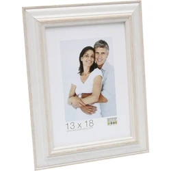 Deknudt S221H1 Wooden Photo Frame 13x18 cm White (Pack of 4)