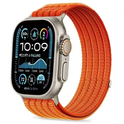 Tech-Protect Nylon Sport Apple Watch 8 / 9 / 10 / 11 / SE / Ultra 44 / 45 / 46 / 49mm Orange