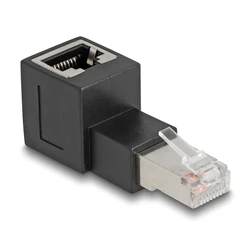 Αντάπτορας Δικτύου Delock RJ45 Cat.6A 87861, αρσενικό σε θηλυκό, 90° upwards