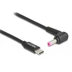 Καλώδιο Τροφοδοσίας Delock 87973, USB-C σε HP 4.8x1.7mm, 1.5m, μαύρο