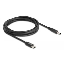 Καλώδιο Τροφοδοσίας Delock 87974, USB-C σε Dell 4.5x3mm, 1.5m, μαύρο