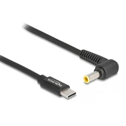 Καλώδιο Τροφοδοσίας Delock 87980, USB-C σε Samsung 5.5x3mm, 1.5m, μαύρο