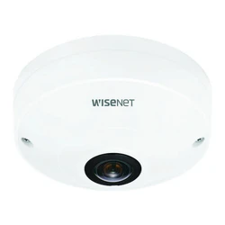 Hanwha Techwin Wisenet QNF-8010 6MP Εσωτερική Fisheye 360° Fixed Dome IP Κάμερα