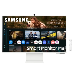 Samsung Smart Monitor M8 M80F LS32FM801UUXEN - 32" 4K UHD Smart Monitor με USB-C PD65W και κάμερα