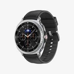 Samsung Galaxy Watch8 Classic Stainless Steel 46mm Αδιάβροχο με Παλμογράφο (Μαύρο)