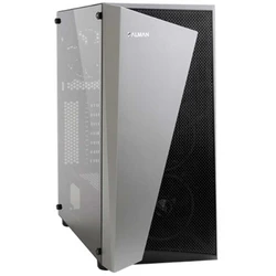Zalman S4 Plus Gaming Midi Tower - Κουτί Υπολογιστή Midi Tower με Πλαϊνό Παράθυρο, Μαύρο