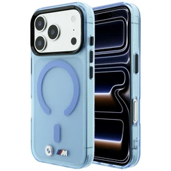 BMW M IML Frosted Metal Logo & Trims MagSafe Apple iPhone 18 Pro / 17 Pro blue