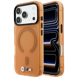 BMW M IML Frosted Metal Logo & Trims MagSafe Apple iPhone 18 Pro / 17 Pro orange