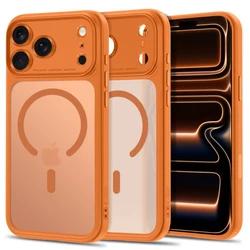 Tech-Protect MagPeak MagSafe CC Apple iPhone 17 Pro Max / 18 Pro Max Matte Cosmic Orange