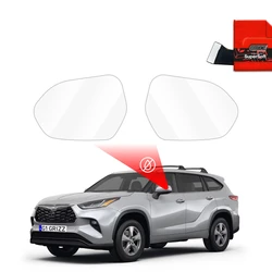 GrizzGlass ZeroDrop Rain-repellent Mirror Film for Toyota Highlander (2021-2026)