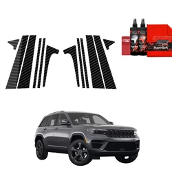GrizzGlass BodyShield Carbon Car Pillar Protective Film Jeep Grand Cherokee (2025-2026) [12in1]