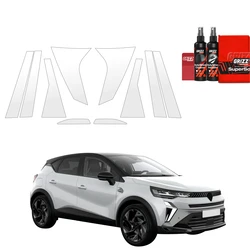 GrizzGlass BodyShield Car Pillar Protective Film Renault Captur (2024-2026) [10in1]