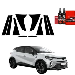 GrizzGlass BodyShield Black Car Pillar Protective Film Renault Captur (2024-2026) [10in1]