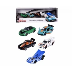 Majorette Vehicles Porsche, 5-Pack