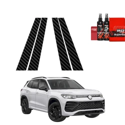 GrizzGlass BodyShield Carbon Car Pillar Protective Film Volkswagen Tiguan (2023-2026) [4in1]