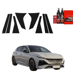 GrizzGlass BodyShield Carbon Car Pillar Protective Film Peugeot 308 GT Hatchback (2026) [8in1]