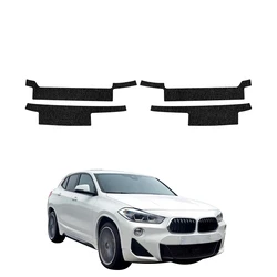 GrizzGlass HeavyDuty Black Door Sill Protective Film BMW X2 (2017-2023) [4in1]