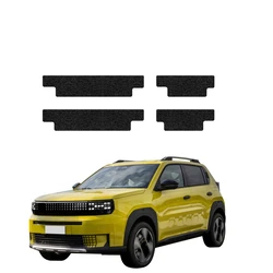 GrizzGlass HeavyDuty Black Door Sill Protective Film Fiat Grande Panda (2025-2026) [4in1]