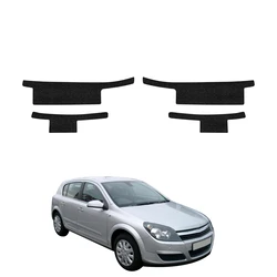 GrizzGlass HeavyDuty Black Door Sill Protective Film Opel Astra H Hatchback 5D (2004-2014) [4in1]