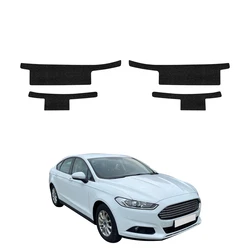 GrizzGlass HeavyDuty Black Door Sill Protective Film Ford Mondeo Mk5 Sedan (2014-2019) [4in1]