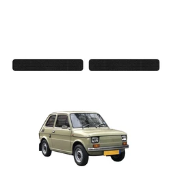 GrizzGlass HeavyDuty Black Door Sill Protective Film Fiat 126P (1972-2000) [2in1]