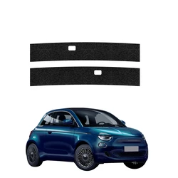 GrizzGlass HeavyDuty Black Door Sill Protective Film Fiat 500 (2016-2026) [2in1]