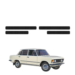 GrizzGlass HeavyDuty Black Door Sill Protective Film Fiat 125P (1967-1991) [4in1]