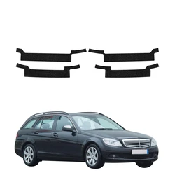 GrizzGlass HeavyDuty Black Door Sill Protective Film Mercedes Benz C-Class S204 Kombi (2007-2011) [4in1]