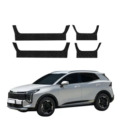 GrizzGlass HeavyDuty Black Door Sill Protective Film Kia Sportage 5 Facelift (2025-2026) [4in1]